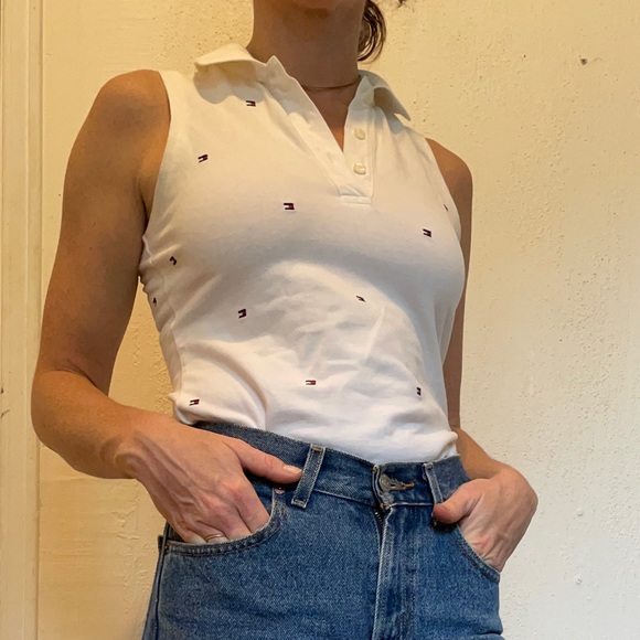 Tommy Hilfiger Embroidered Polo Tank - Picture 1 of 4